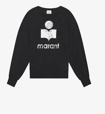 Camiseta I Marant Klowia negra plata